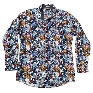 🔸BUNDLE ONLY🔸|EUC| LE 31 PAR SIMONS Modern Fit Floral Button Down Shirt